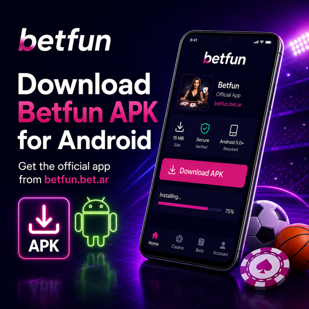 Betfun APK download from the official website on an Android phone